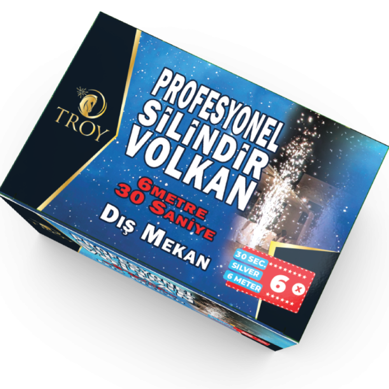 Troy Dış Mekan 6m Profesyonel Silindir Volkan