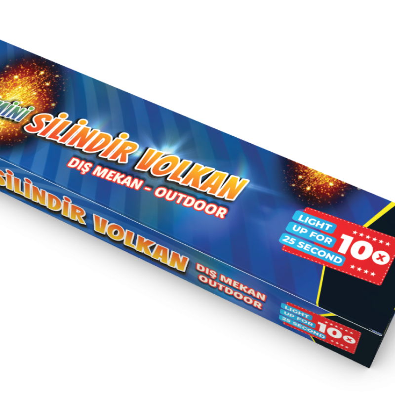 Troy Dış Mekan Mini Silindir Volkan 35 sn