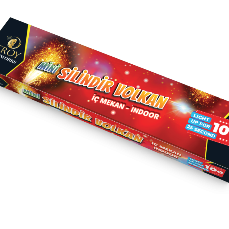 Troy Mini Silindir İç Mekan Volkan